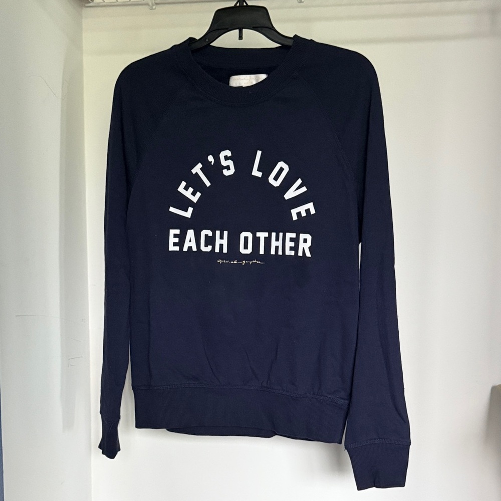 Spiritual Gangster Navy Blue Women's Sweater